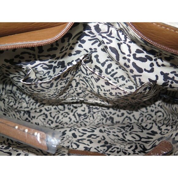 Jessica Simpson 11JS964JS Women's Almond Brown Vienna Satchel Tote Bag $118 - Picture 7 of 7
